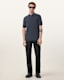 Aspen Waffle Texture Ramskull Polo Shirt