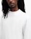 Nero Mock Neck Relaxed Fit T-Shirt