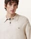 Statten Long Sleeve Ramskull Polo Jumper