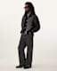 Marco Oversized Leather Bomber Jacket