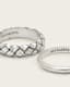 Adler Texture Ring Set