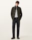 Survey Double Layered Leather Blazer