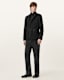 Survey Double Layered Leather Blazer