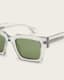 Beau Square Frame Acetate Sunglasses