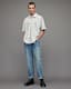 Ave Oversized Striped Polo Shirt