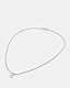 Split Heart Sterling Silver Necklace