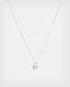 Shield Sterling Silver Charm Necklace