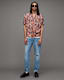 Rattle Snake Print Short Sleeve Shirt