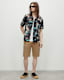 Tagise Tiger Print Short Sleeve Shirt