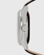 Untitled III Stainless Steel Leather Watch