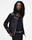 Erol Zip Up Leather Jacket