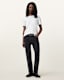 Figure Crew Neck Raw Edge T-Shirt
