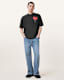 Sown Printed Oversized Crew Neck T-Shirt