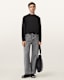 Nero Mock Neck Relaxed Fit T-Shirt