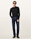 Mode Merino Long Sleeve Ramskull Polo Shirt