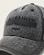 Redact Logo Print Baseball Cap