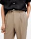 Tallis Slim Fit Cropped Tapered Trousers