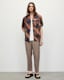 Zipo Camp Collar Tie Dye Relaxed Shirt