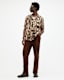 Fired Abstract Print Relaxed Fit Shirt