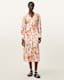 Taylen Floral Print Midi Dress