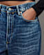 Blake Low Slung Wide Leg Denim Jeans