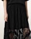Josie Tiered Lace Midi Skirt
