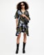 Meagan Batu Wrap Over Mini Dress