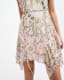 Audrina Avalon Asymmetric Mini Dress