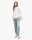 Elaia Embroidered Lace Trim Top