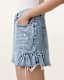 Eliana High Rise Denim Shorts