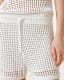 Paloma Open-Knit Shorts