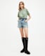 Mallinson Cropped Slim Wrap Over T-Shirt