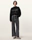 Biggy Logo Print Cropped Sweatshirt