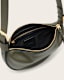 Half Moon Leather Crossbody Bag