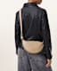 Half Moon Leather Crossbody Bag