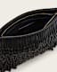 Bettina Fringe Leather Clutch