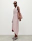 Gia Asymmetrical Ribbed Midi Dress