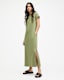 Anna Crew Neck Short Sleeve Maxi Dress
