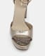 Tia Metallic Platform Heels
