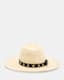Delilah Straw Fedora Eyelet Hat