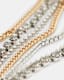 Farrah Mult-Tonal Chain Earrings