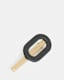 Verona Gold Tone Leather Hair Clip