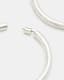 Claudette Large Tubular Hoop Earrings