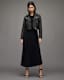 Dalby Cropped Leather Biker Jacket