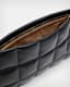 Bettina Leather Quilted Clutch Bag