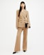 Sevenh Cinched Waist Slim Fit Blazer