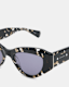 Calypso Bevelled Cat Eye Sunglasses