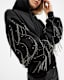 Lennon Tassel Embellished Sleeve Hoodie