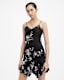 Erica Iona Jacquard V-Neck Mini Dress