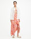Sara Luisa Asymmetric Ruffle Midi Skirt